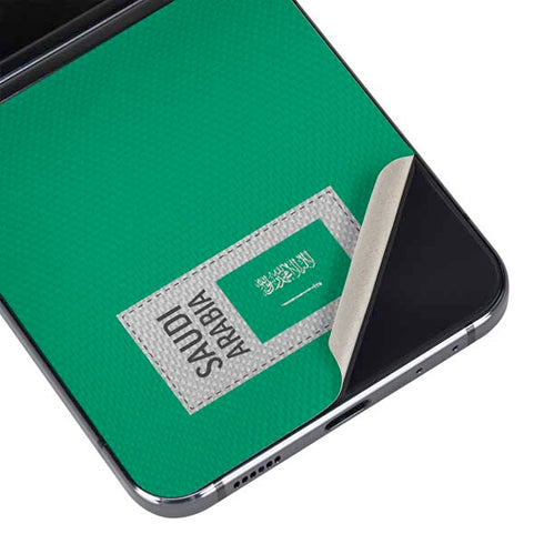 Saudi Arabia Soccer Flag Galaxy Z Flip5 5G Skin